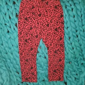 Minnie mouse cheetah print leggings